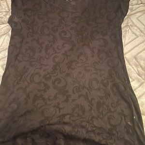 Womens derek heart short sleeve see through shirt.